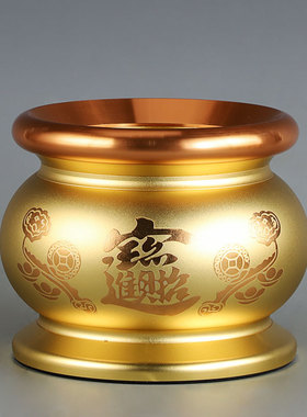 极速招财佛具套装供佛用品家用供具全套关L公供财神灯供水杯财神