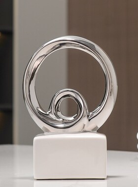 抽象几何摆件异形不规则小众酒柜现代电视柜工艺品创意客厅装饰品