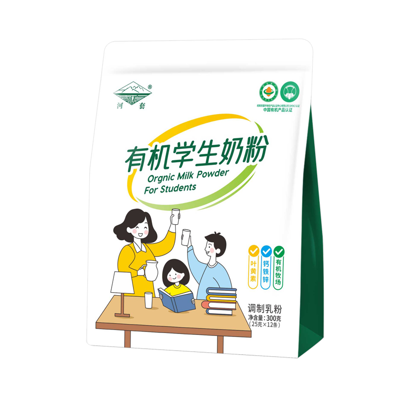 河套有机学生奶粉内蒙古奶源多维高钙富含叶黄素儿童青少年