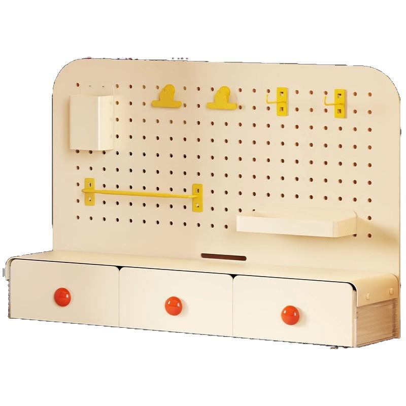 Desktop perforated board storage box dormitory desk pen holder storage rack student stationery organizing box desk organizing rack