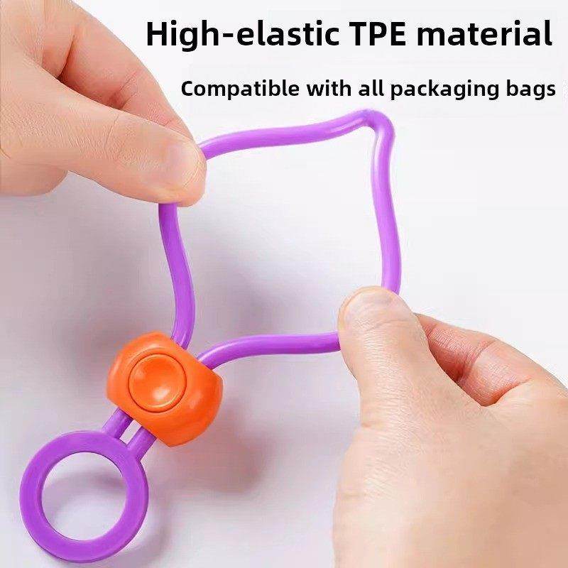 彩色密封封口绳家用绑带捆扎绑绳厨房食品保鲜封口夹多功能理线器,淘宝优惠券,粉丝福利购,淘宝优惠卷