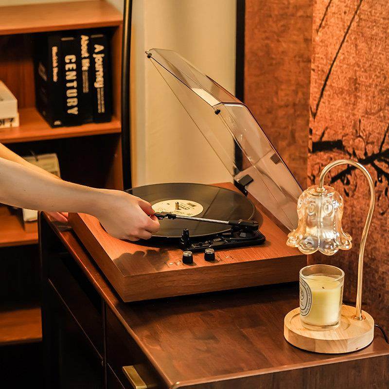 黑胶唱片机覆古留声机音响一体式蓝牙音箱欧式新婚乔迁生日礼物LP,淘宝优惠券,粉丝福利购,淘宝优惠卷