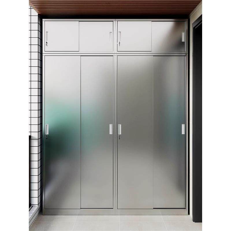 定制304不锈钢家用阳台柜防水防晒防锈潮金属衣柜储物柜子,淘宝优惠券,粉丝福利购,淘宝优惠卷