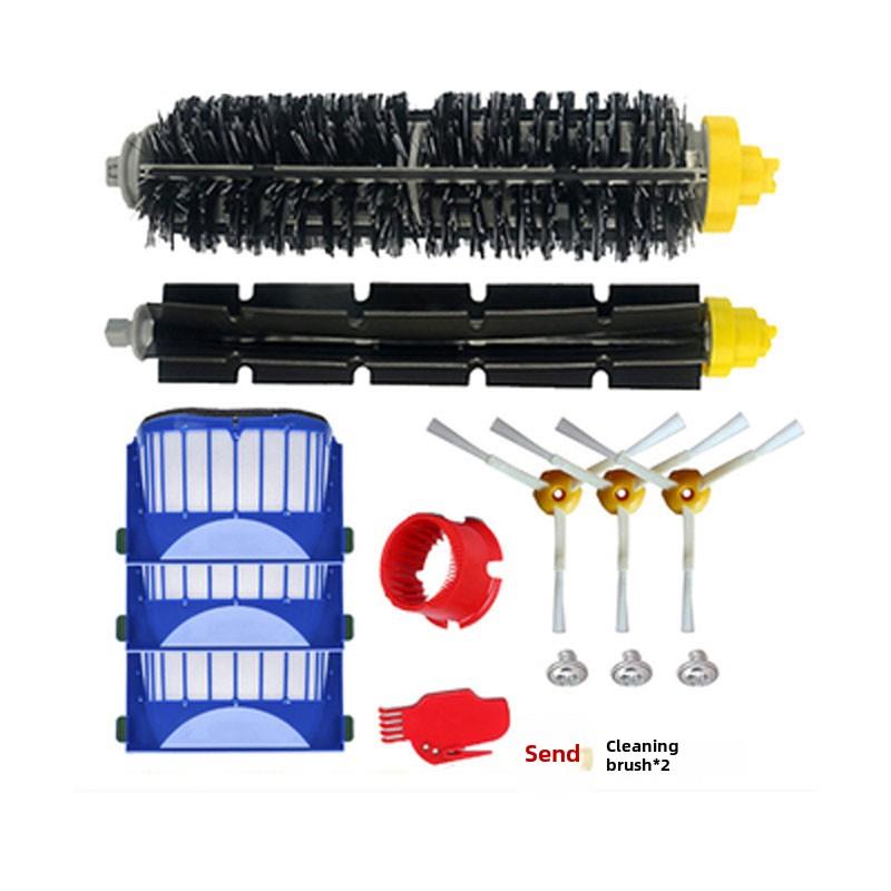 适用irobot roomba扫地机器人配件滤网电池5 6 7系通用主滚刷边刷 - 图3