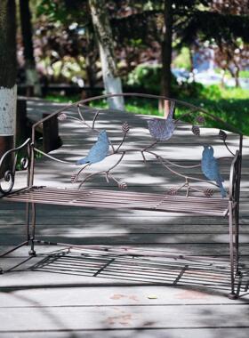 temu TK跨境 做旧复古铁艺 花架花托 户外铁艺花架摆件