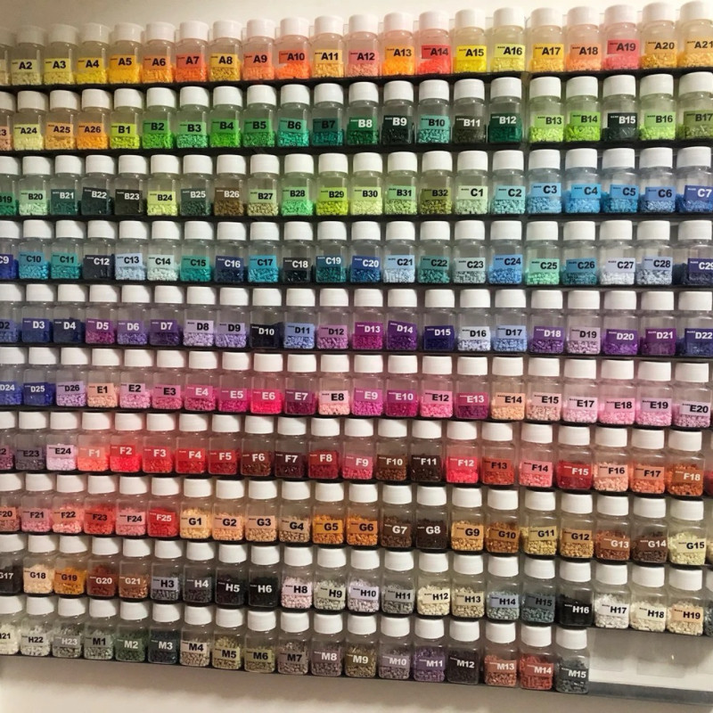 E色系豆豆喵拼豆MARD黄豆豆DODO小舞COCO同款货源2.6mm小豆补充包 - 图2