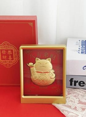 999足金爆款马上有钱摆件 八方来财财神摆件装饰品商务工艺礼品