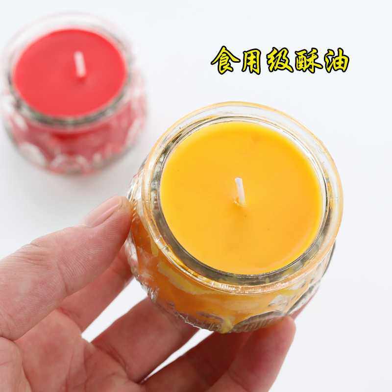 圣宝缘24小时平口莲花酥油灯48盏家用长明灯玻璃瓶对装无烟蜡烛灯,淘宝优惠券,粉丝福利购,淘宝优惠卷