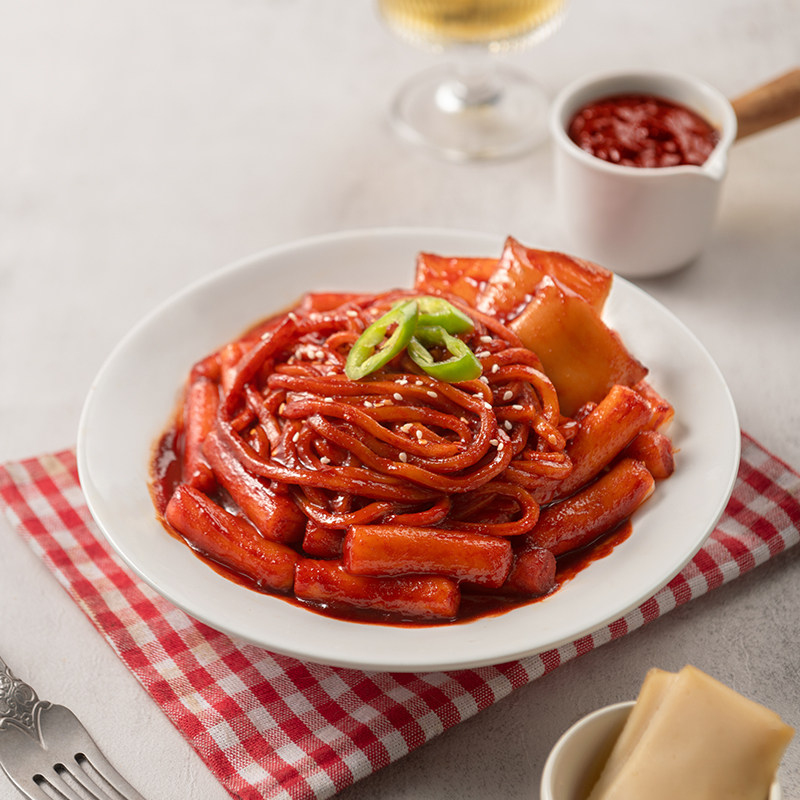 圃美多韩式辣拉面炒年糕韩国进口原料5分钟速食经典料理下饭餐,淘宝优惠券,粉丝福利购,淘宝优惠卷