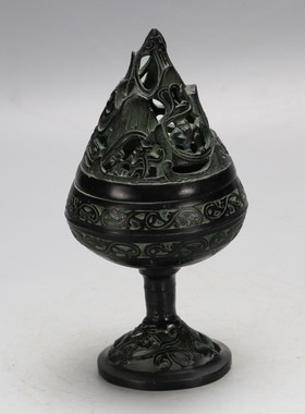 周鼎仿古青铜器 传统汉式婚礼道具 博山炉摆件 青铜匜盆 沃盥礼器