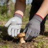 Special anti-slip coated palm for picking up mushrooms and farming