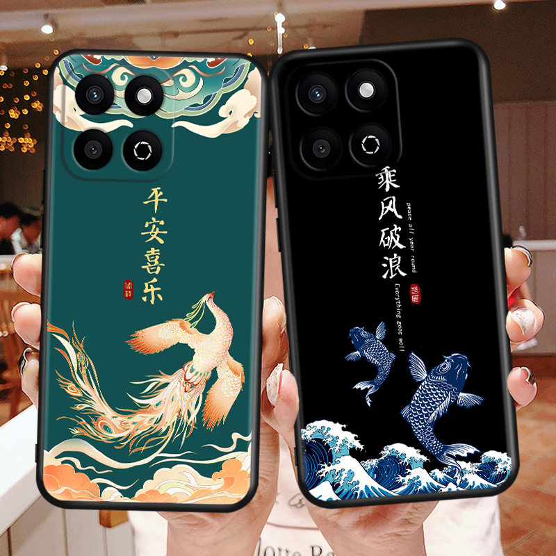 适用荣耀畅玩60plus手机壳畅玩6oPlus语华为ALT一AN00硅胶软壳简