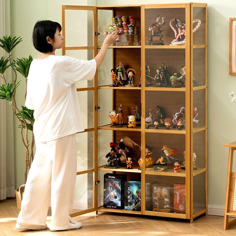 陈列柜展示柜玻璃乐高手办非展示架模型家用货架亚克力玩具化妆品 - 图1