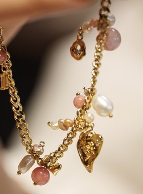 极速【直播间】屿棠x 温柔的珍珠草莓晶手链