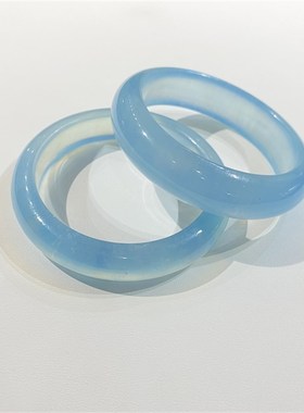 极速巴西进口天然海蓝宝手镯 z水晶镯子女款水晶海蓝宝颜色好饰品