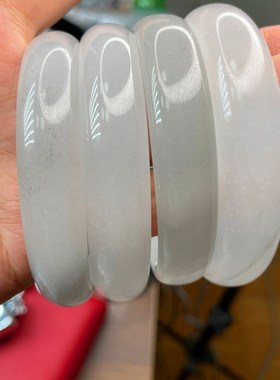 极速天然 阿富汗玉手镯女款玉石手镯 H冰冻的感觉上手好看 超值