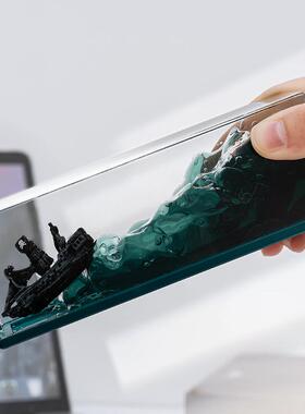 小船励志摆件男生电脑书桌面儿童男孩房间装饰品学习自律加油卧室