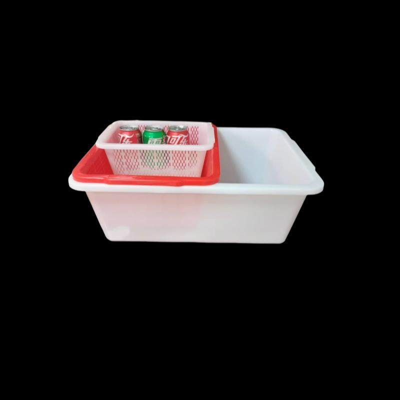 加厚配货筐冰箱沥水篮商用蔬菜水果收纳塑料筐长方形大号厨房洗菜,淘宝优惠券,粉丝福利购,淘宝优惠卷