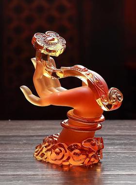 琉璃佛手如意禅意摆件居家书房前台桌面办公佛堂装饰摆放掌上如意