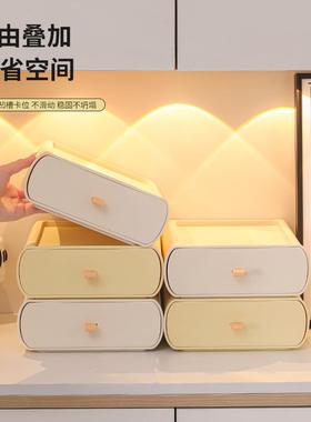 入户玄关收纳盒置物架摆件桌面放钥匙口罩抽屉盒进门口鞋柜装饰品