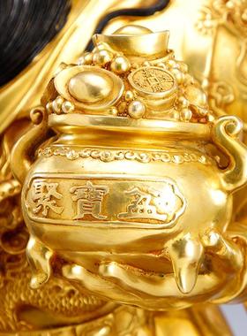 财神关公神像摆件家用武财神关公关帝圣君神像供奉关二爷公司供奉