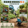No need to hoe! Hard soil can be plowed easily