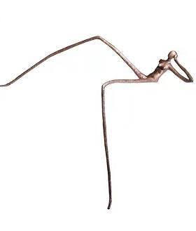 创意合金人物摆件样板房售楼处桌面书柜书架玄关茶几人物摆设软装