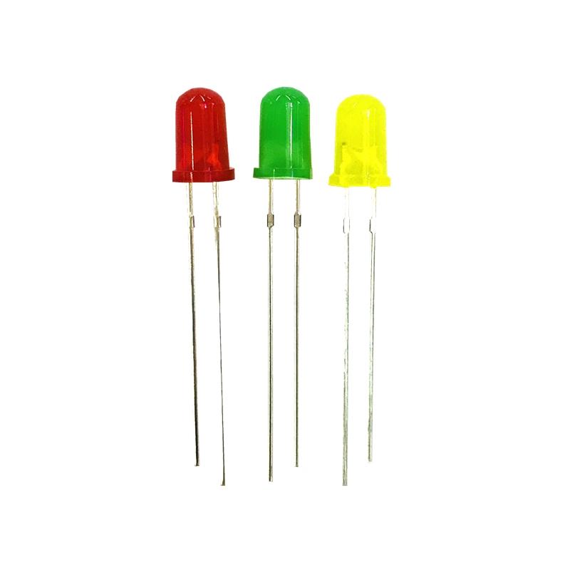 24VLED灯珠3MM5MM5V12V36V内置电阻发光二极管电源指示灯红绿黄 - 图3