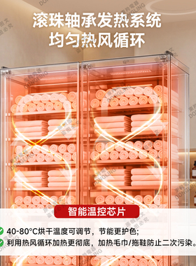可调温热风循环紫外线全方位杀菌