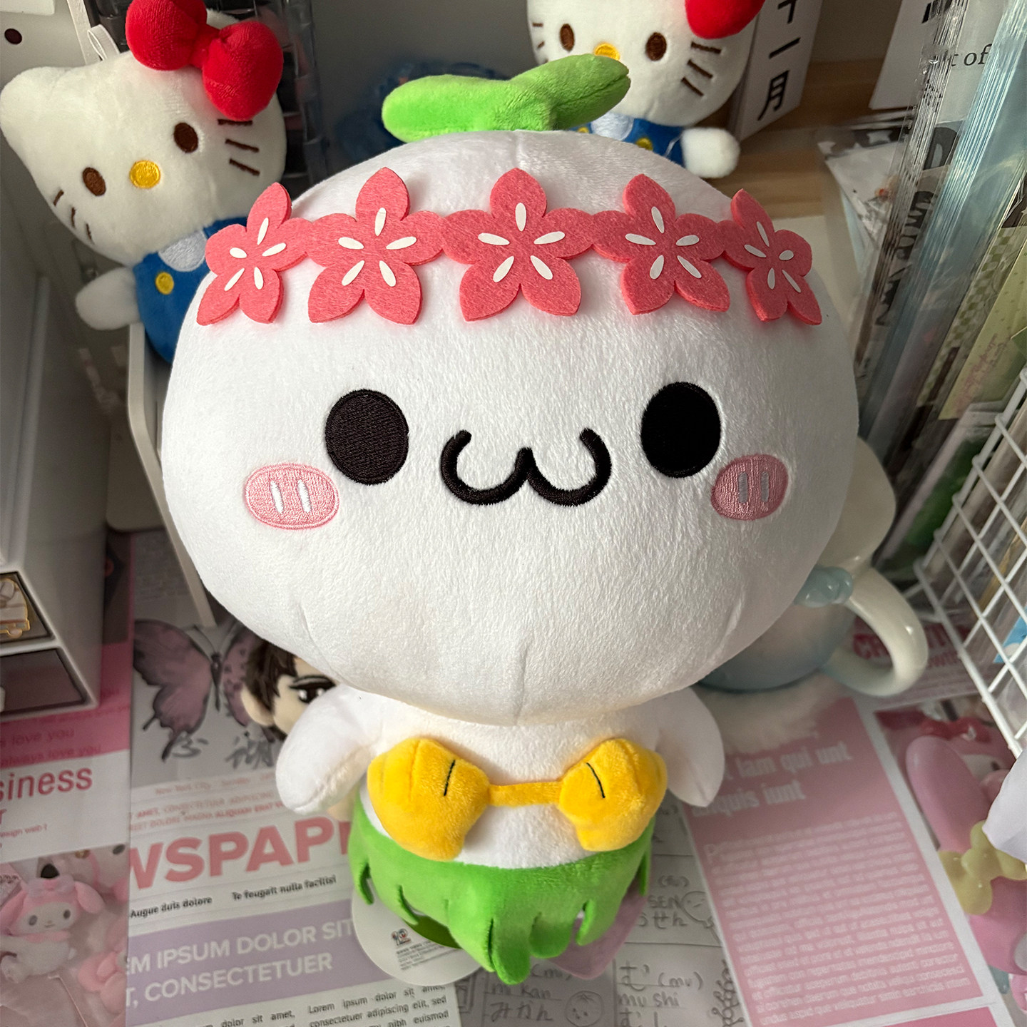 长草颜团子玩偶呆萌公仔表情包棉花娃娃可爱玩偶抱枕女生睡觉专用,淘宝优惠券,粉丝福利购,淘宝优惠卷