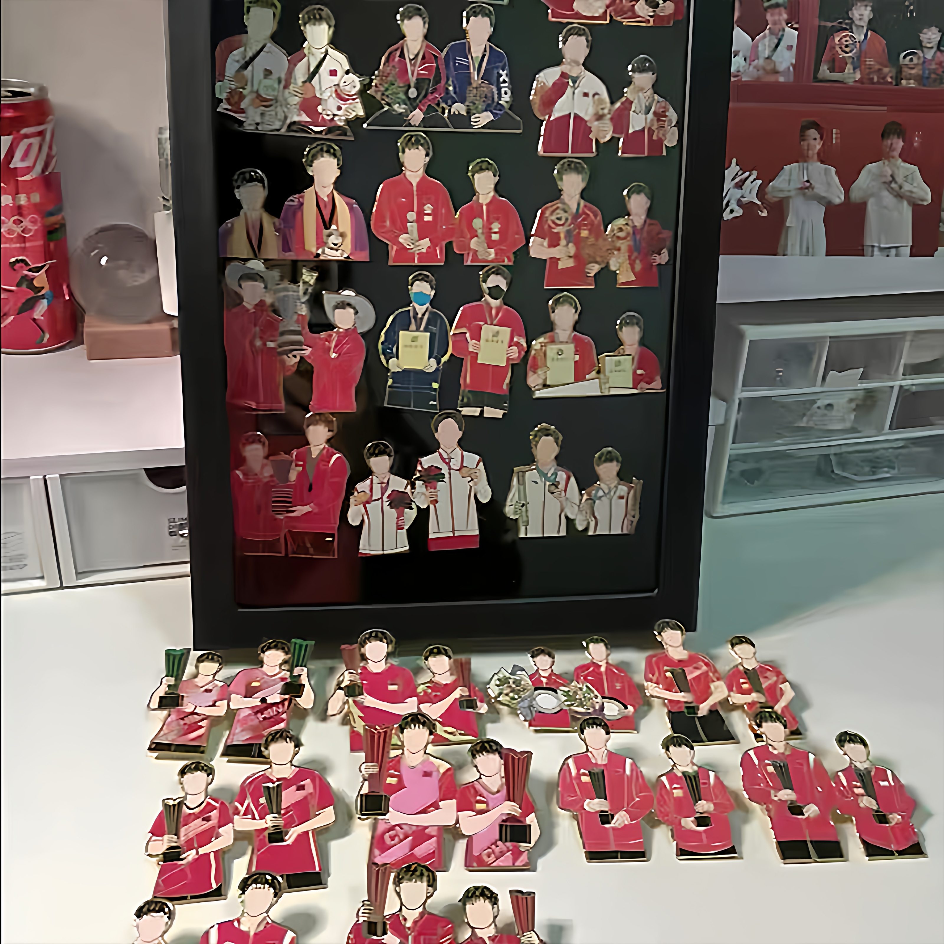 孙颖莎王楚钦周边莎头周边pin徽章全套时间线金属徽章送礼物女生 - 图0