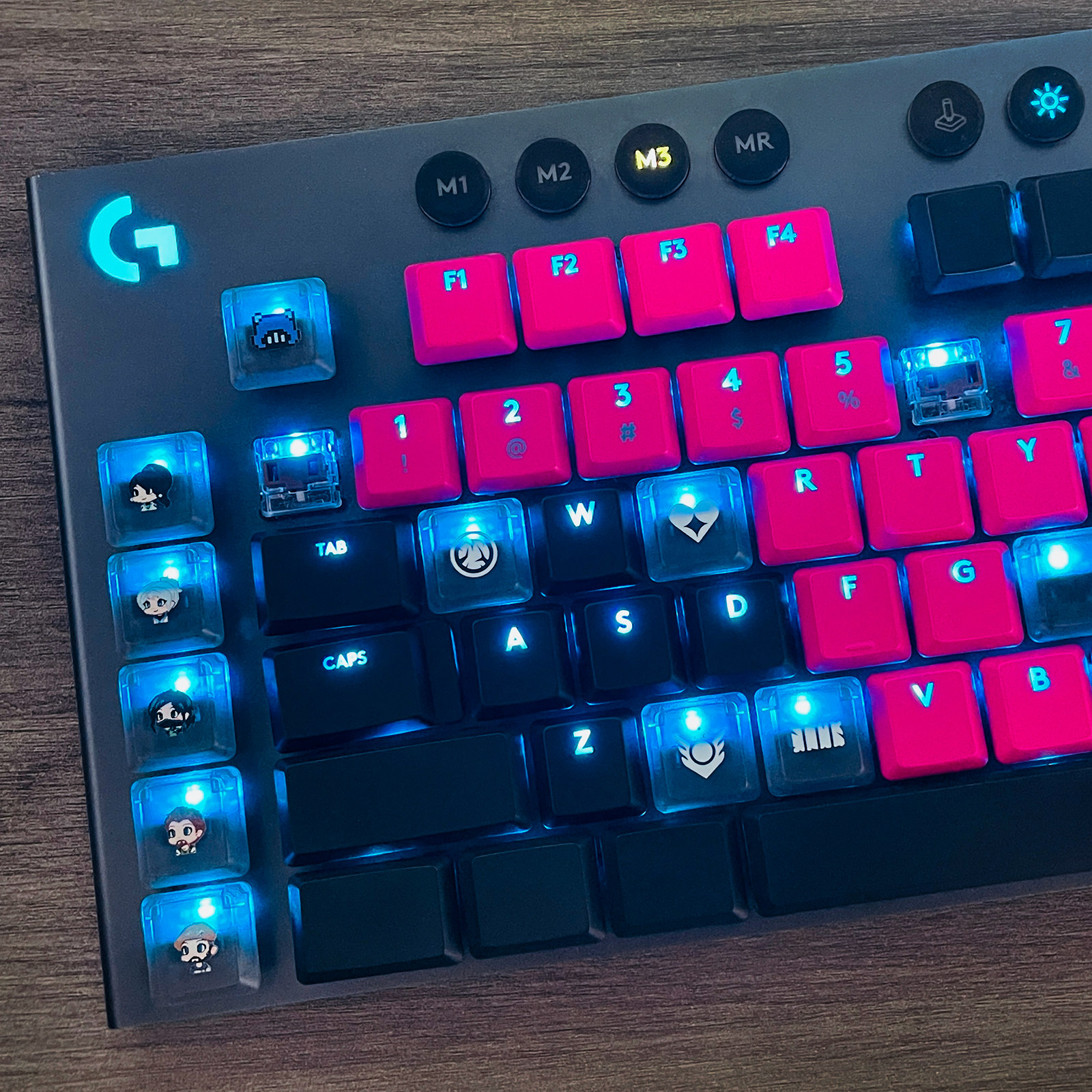 无畏契约G913键帽打瓦技能透光 仅适用罗技G913/G813机械键盘客制 - 图0