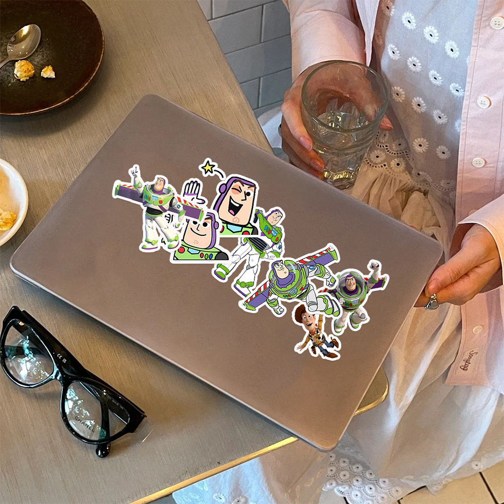 50张正义巴斯光年贴纸卡通动漫周边儿童玩具手机壳笔记本电脑汽车摩托车电动车水杯手账装饰防水小贴画,淘宝优惠券,粉丝福利购,淘宝优惠卷