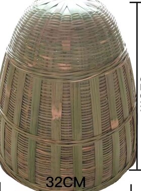 引蜂笼灯罩竹编收蜂笼手工竹编制品捉蜂专用养蜂笼野外诱蜂招蜂笼