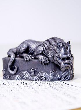 新中式031国避水兽家居桌茶树桌客厅书房面风摆件工艺品招财脂装