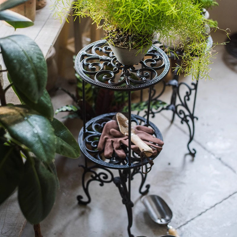 欧式铸铁花架置物架室内阳台客厅酒店花园庭院办公室花盆架花几,淘宝优惠券,粉丝福利购,淘宝优惠卷