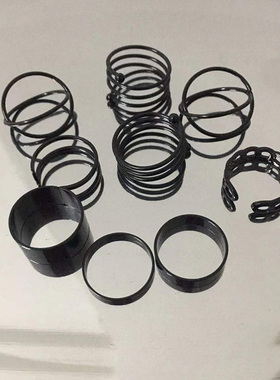 极速Hiphop Mens Ringq Metal Geometric Punk Ring Set Resizab