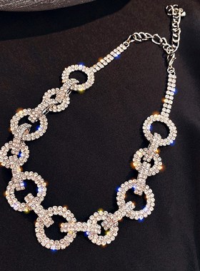 极速MCOOBB现代轻奢样板房衣帽间梳妆台饰品装饰项链X衣橱展示搭