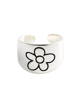 极速2021 Nfew Korean Style Flower Rings for Women Punk ndy V