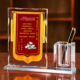 Crystal pen holder pennant pen holder creative ornaments office desktop decorations as reward gifts for teachers and students