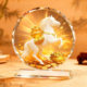 Crystal horse ornaments attract wealth, make money immediately, mascot home decorations, New Year good luck ornaments, shoe cabinet ornaments