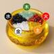 Natural crystal five-color raw stone degaussing bowl cornucopia citrine degaussing stone home desktop decoration ornaments