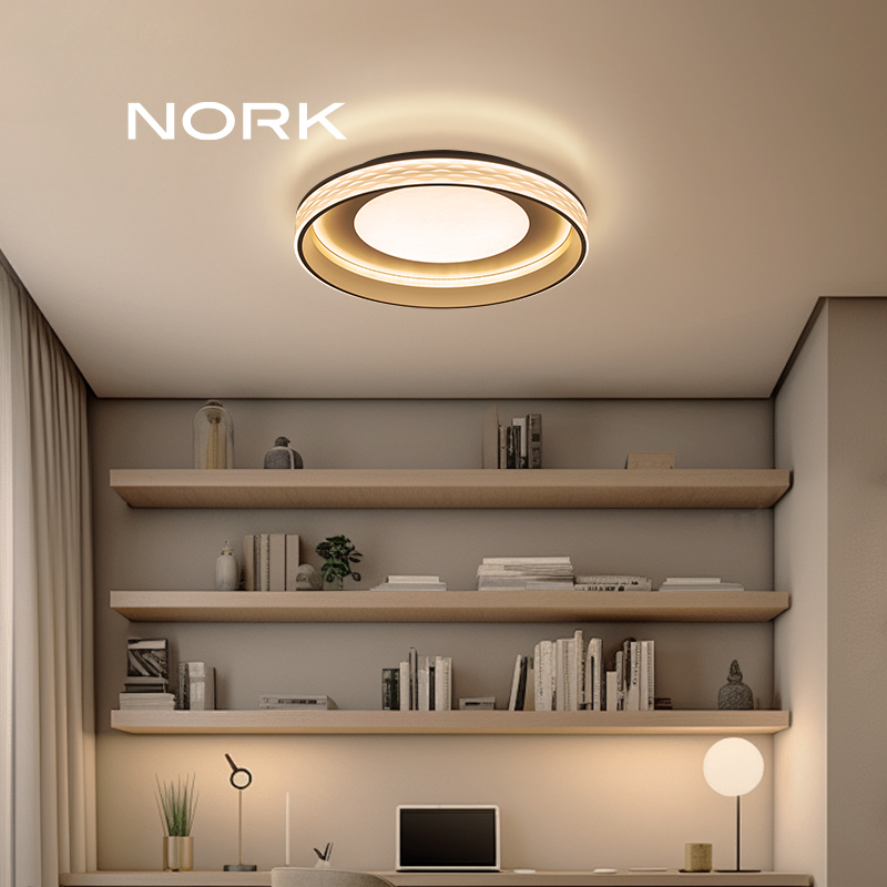 诺克晴空吸顶灯客厅灯卧室主灯现代简约高级艺术餐厅书房灯护眼灯 - 图3