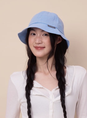 竹节纱透气遮阳百搭渔夫帽