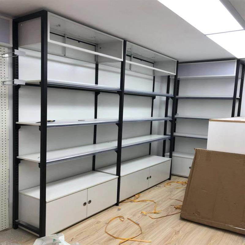 便利店超市钢木货架置物架零食休闲食品商店展示架展柜陈列柜,淘宝优惠券,粉丝福利购,淘宝优惠卷