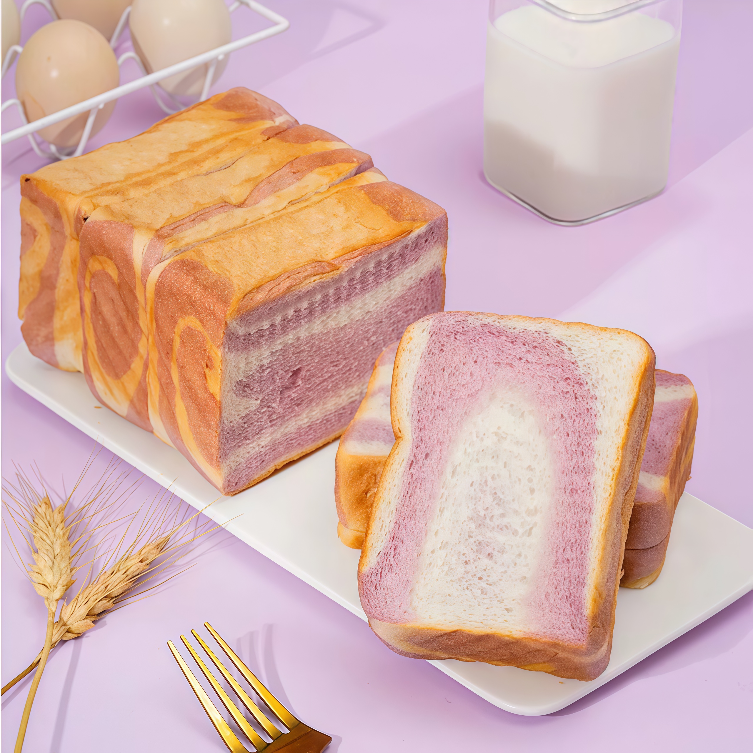 厚切吐司多种口味早餐饱腹面包松软奶香手撕面包学生党代餐食品