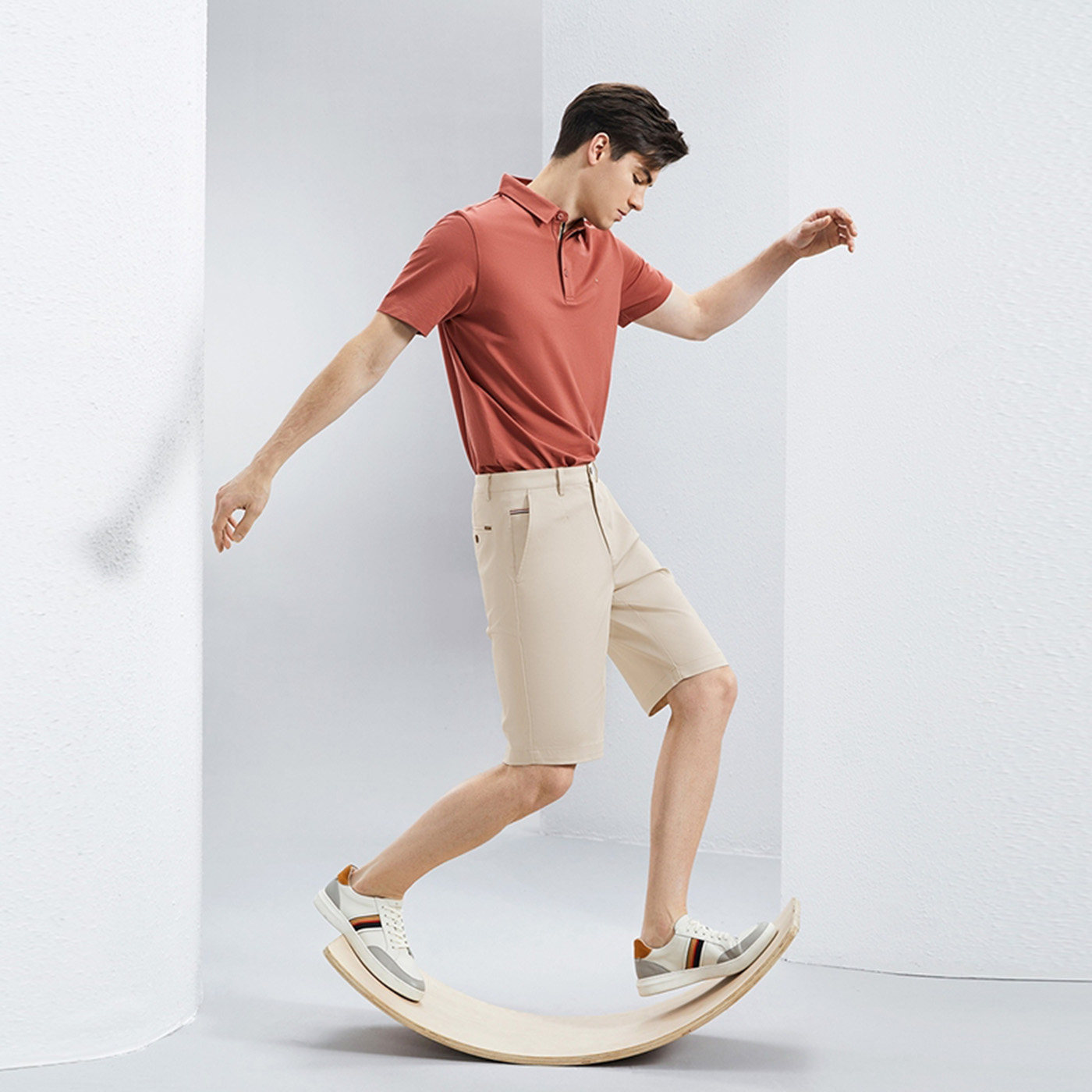 【含莱赛尔】柒牌休闲短裤男2025夏季新款商务百搭舒适直筒男裤子,淘宝优惠券,粉丝福利购,淘宝优惠卷