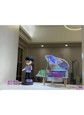 林俊杰jj20演唱会周边潮玩同款卡通人物泥人手办娃娃公仔摆件模型