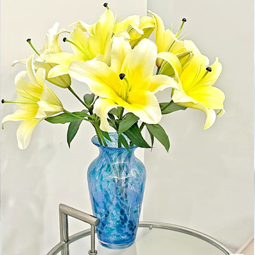 白百合香水百合花鲜花云南基地直发香水百合鲜花家用插花鲜切花束 - 图0