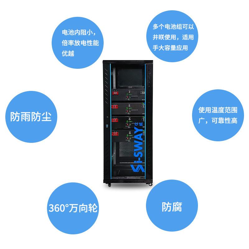 51.2V300AH磷酸铁锂电池组800ah通信基站太阳能供电储能机柜电源 - 图1